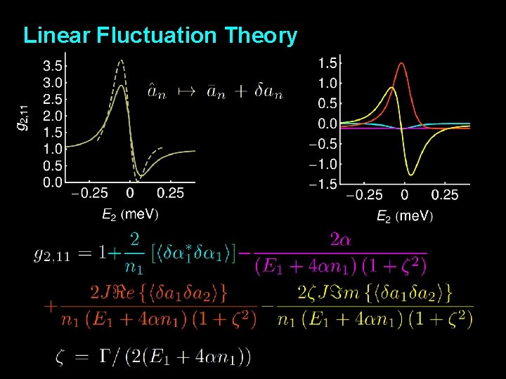 Linear Fluctuation Theory 