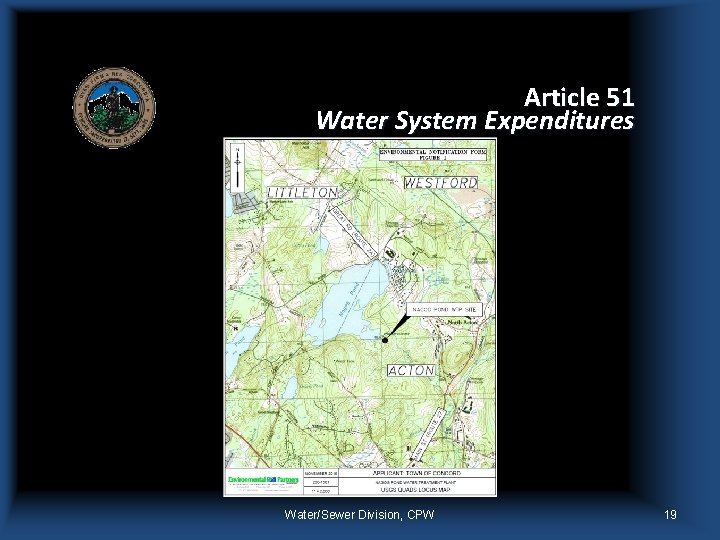 Article 51 Water System Expenditures Water/Sewer Division, CPW 19 