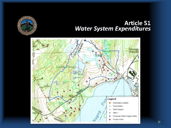Article 51 Water System Expenditures Water/Sewer Division, CPW 31 