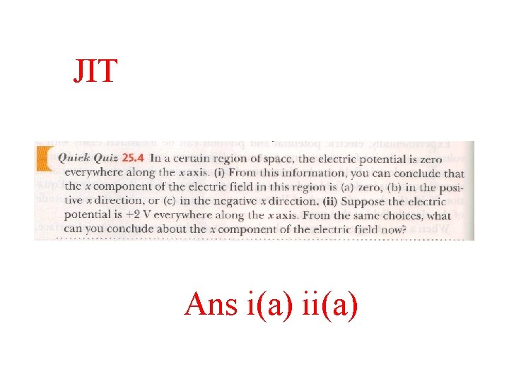 JIT Ans i(a) ii(a) 