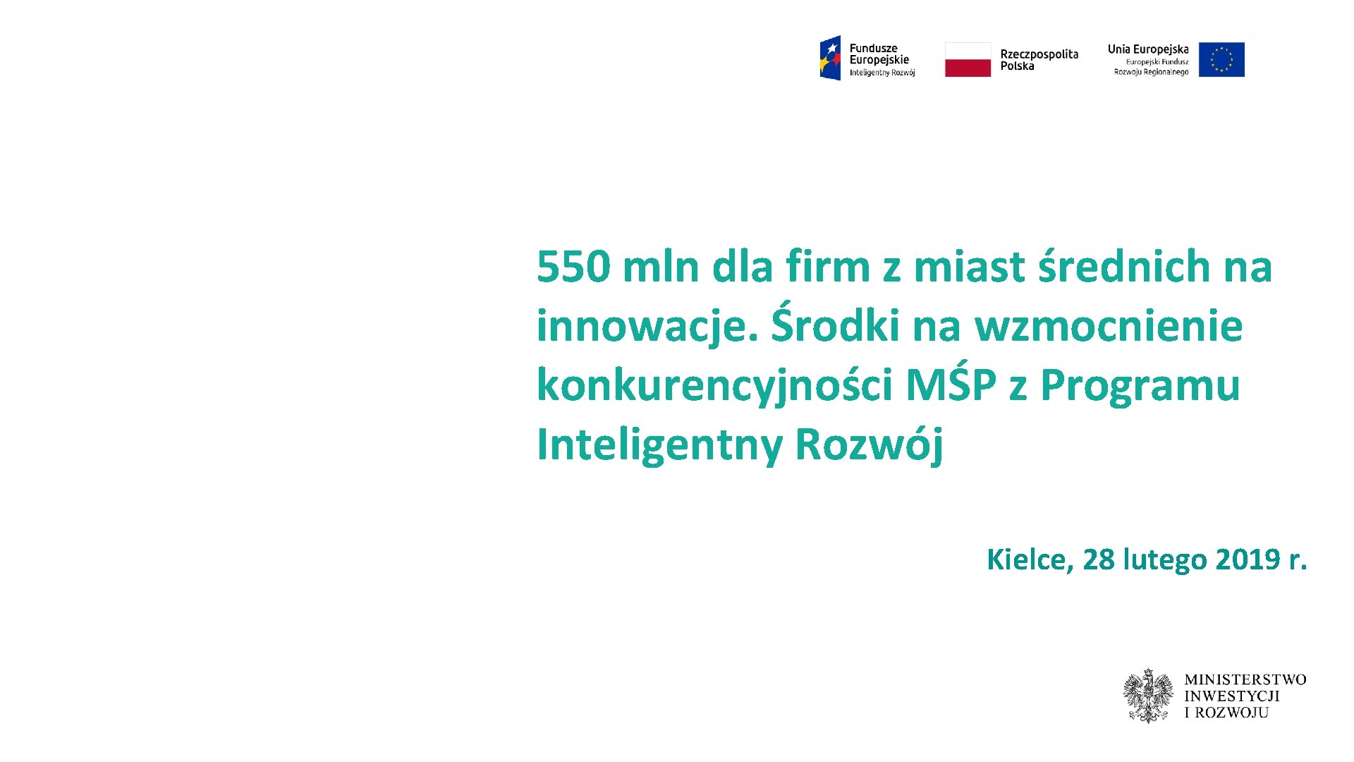 550 mln dla firm z miast średnich na innowacje. Środki na wzmocnienie konkurencyjności MŚP