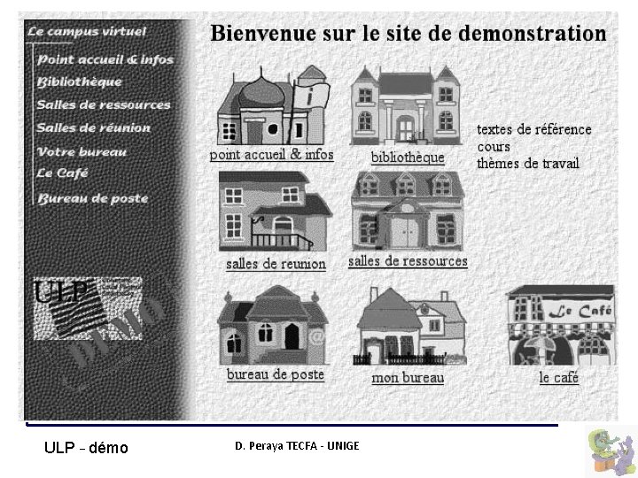 ULP – démo D. Peraya TECFA - UNIGE 