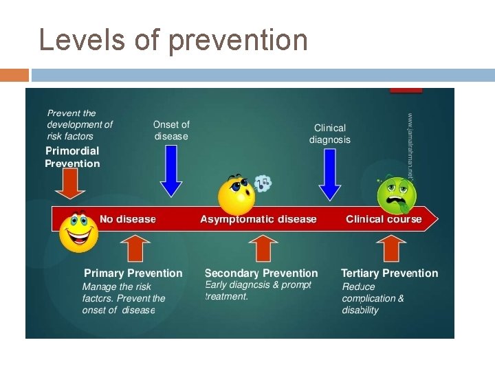 Levels of prevention 