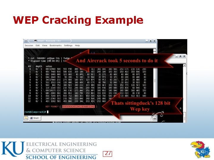 WEP Cracking Example 27 