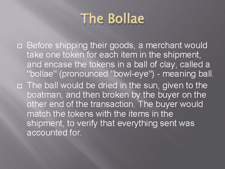A SHORT HISTORY OF ACCOUNTING Where it all