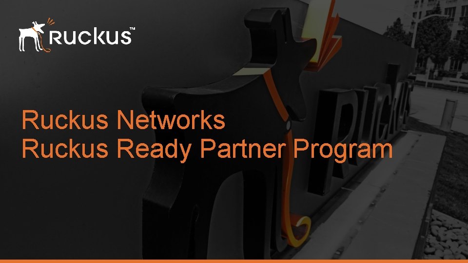 Ruckus Networks Ruckus Ready Partner Program 