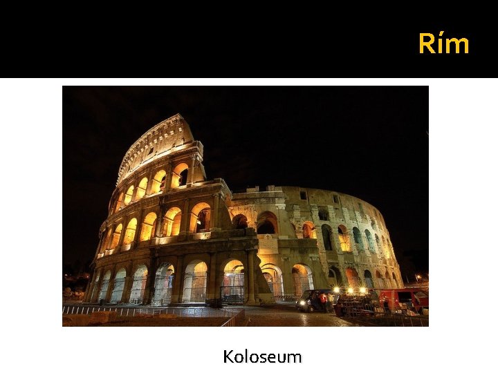 Rím Koloseum 