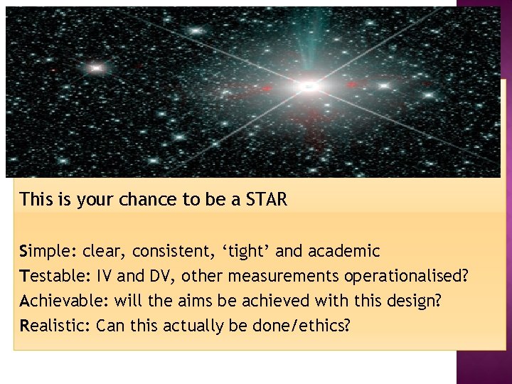 Nothing to fear, everything to gain Aim for a level four answer (top marks)