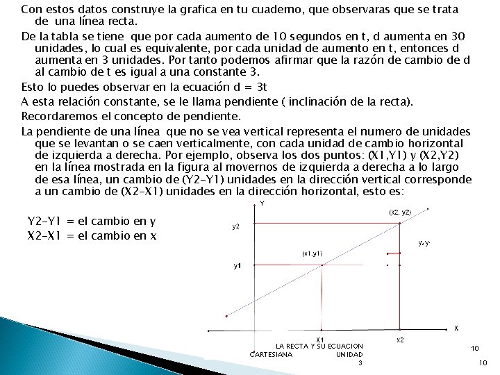 Con estos datos construye la grafica en tu cuaderno, que observaras que se trata
