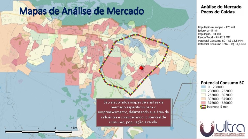 Mapas de Análise de Mercado São elaborados mapas de análise de mercado específicos para