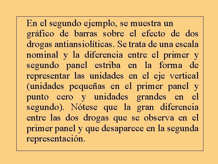 En el segundo ejemplo, se muestra un gráfico de barras sobre el efecto de En el segundo ejemplo, se muestra un gráfico de barras sobre el efecto de