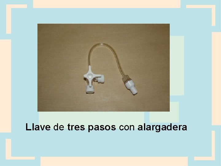 Llave de tres pasos con alargadera 