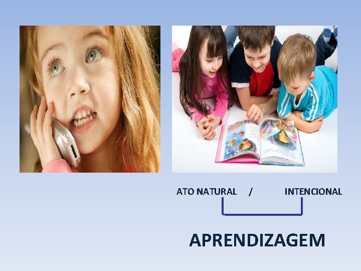 ATO NATURAL / INTENCIONAL APRENDIZAGEM 