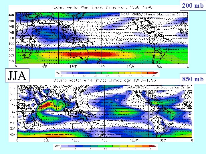200 mb JJA 850 mb 
