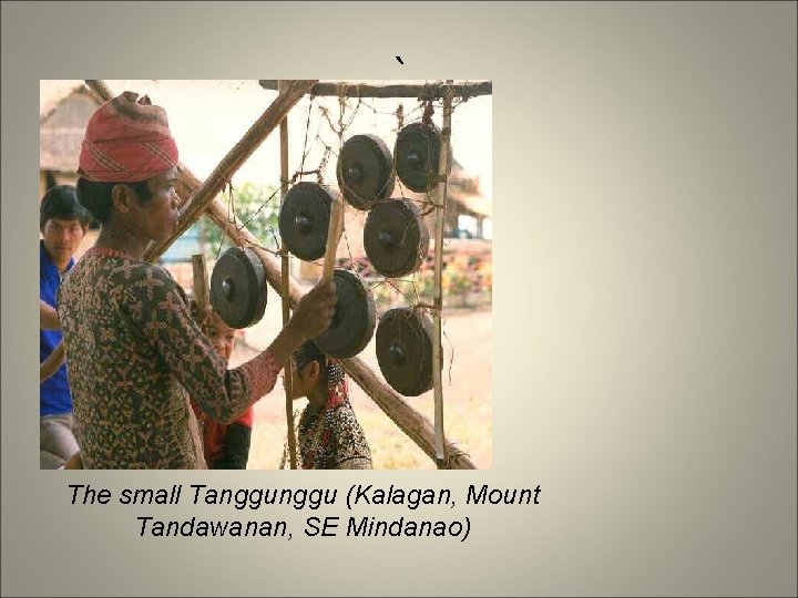 ` The small Tanggu (Kalagan, Mount Tandawanan, SE Mindanao) 