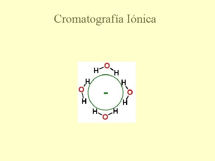 Cromatografía Iónica 