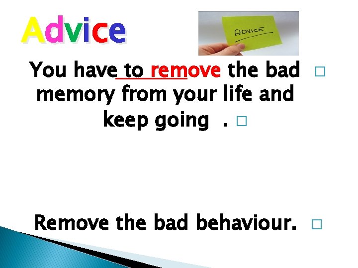 A d v ic e You have to remove the bad memory from your