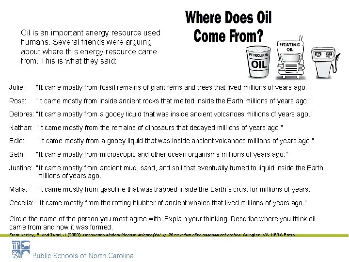 Oil is an important energy resource used by humans. Several friends were arguing about
