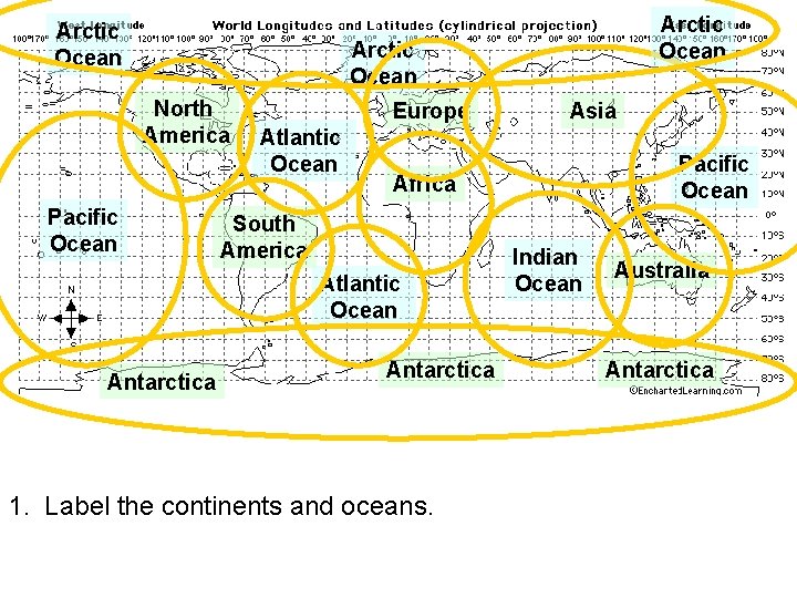 Arctic Ocean North America Pacific Ocean Europe Atlantic Ocean Pacific Ocean Africa South America