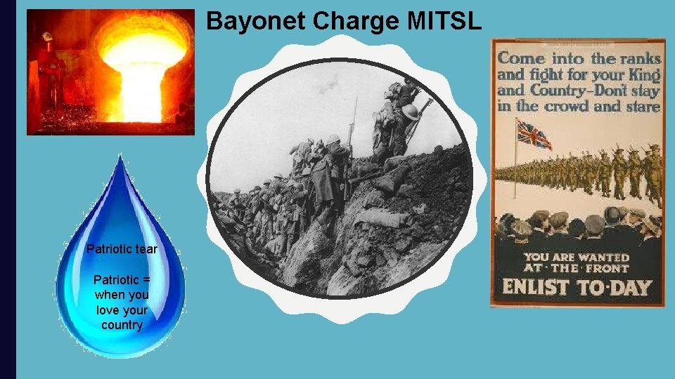 Bayonet Charge MITSL Patriotic tear Patriotic = when you love your country 