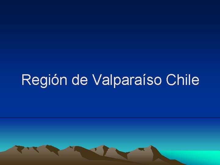  Región de Valparaíso Chile 