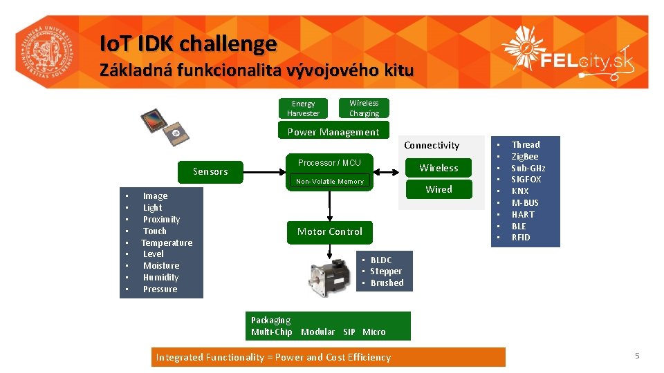 Io. T IDK challenge Základná funkcionalita vývojového kitu Energy Harvester Wireless Charging Power Management