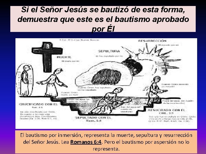 Si el Señor Jesús se bautizó de esta forma, demuestra que este es el