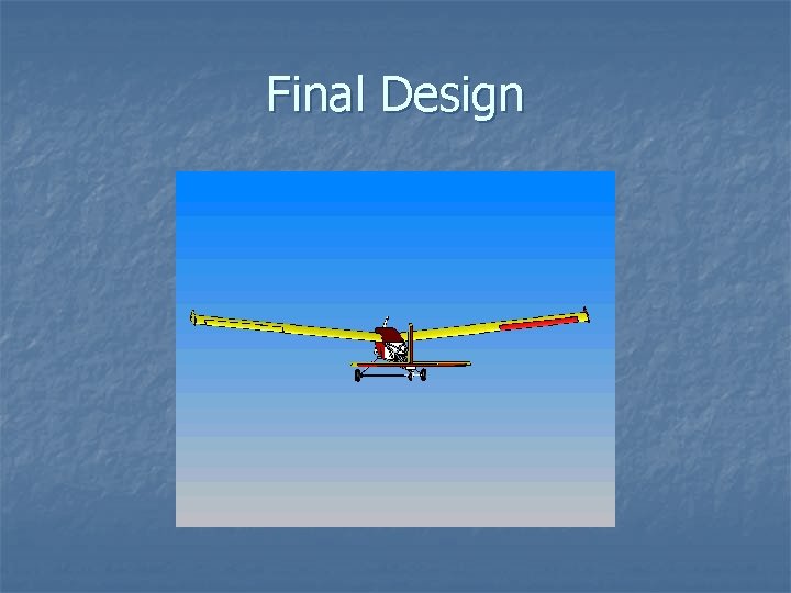 Final Design Final Design