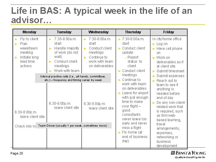 Life in BAS: A typical week in the life of an advisor… Monday ► Life in BAS: A typical week in the life of an advisor… Monday ►