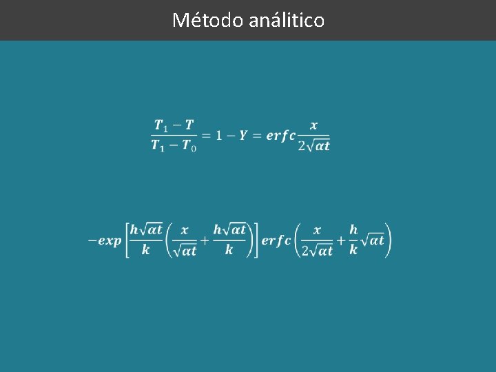 Método análitico 