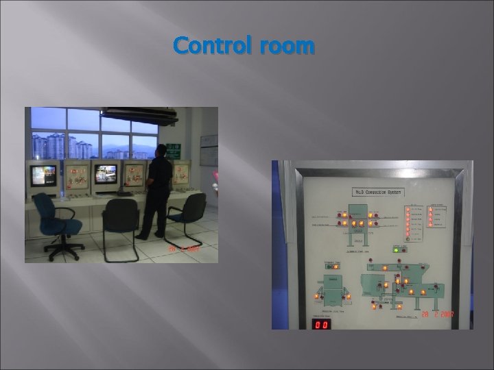 Control room Control room