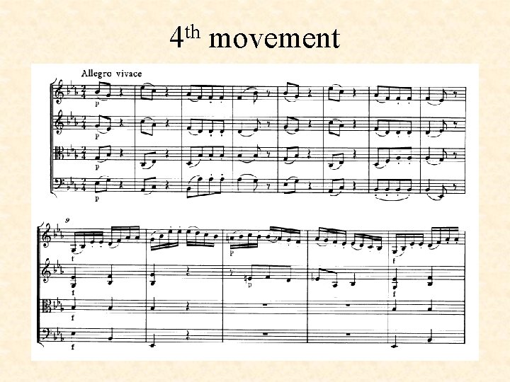 4 th movement 