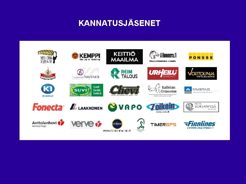 KANNATUSJÄSENET 