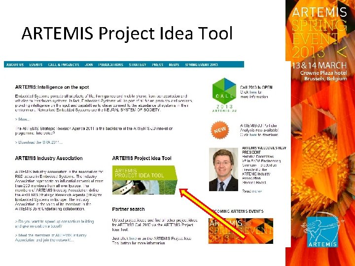 ARTEMIS Project Idea Tool 