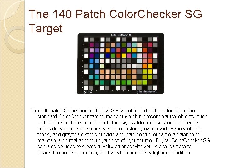 Accurate Color A Preliminary Investigation into the Color
