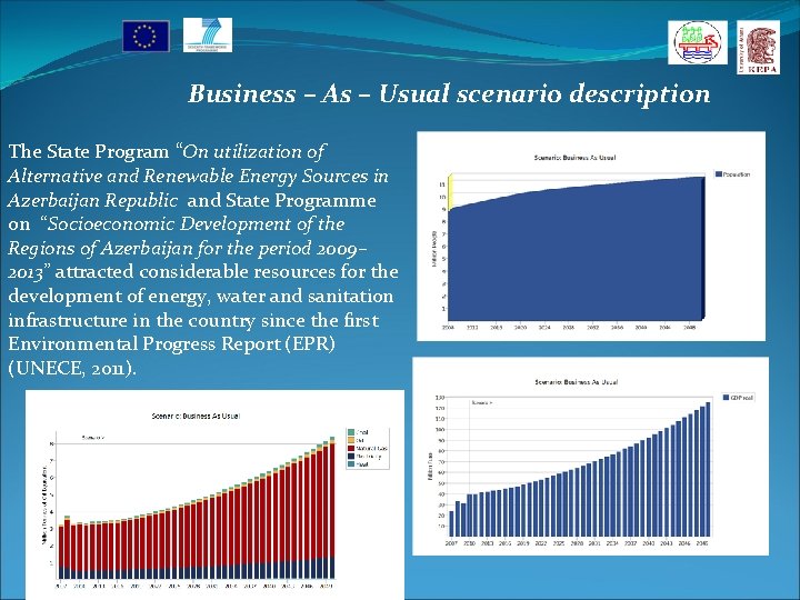 Business – As – Usual scenario description The State Program “On utilization of Alternative