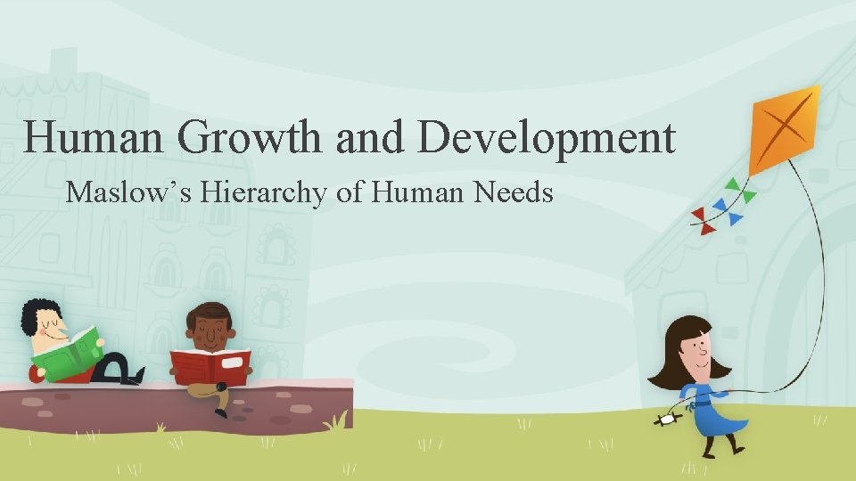 Human Growth and Development Maslow’s Hierarchy of Human Needs 