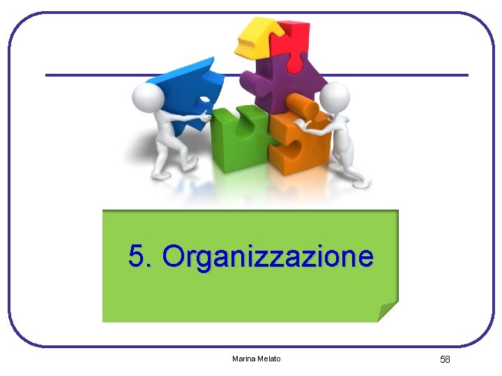 5. Organizzazione Marina Melato 58 