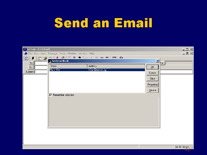 Send an Email 42 