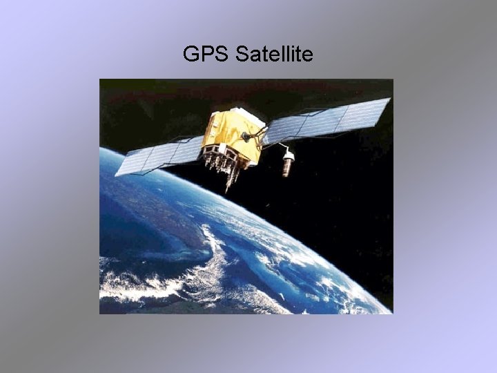 GPS Satellite 