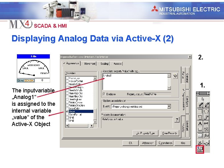 Industrial Automation SCADA & HMI Displaying Analog Data via Active-X (2) 2. The inputvariable