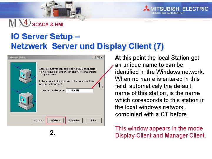 Industrial Automation SCADA & HMI IO Server Setup – Netzwerk Server und Display Client