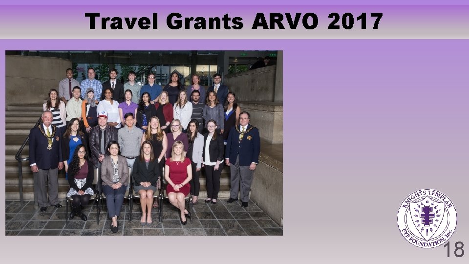 Travel Grants ARVO 2017 18 Travel Grants ARVO 2017 18