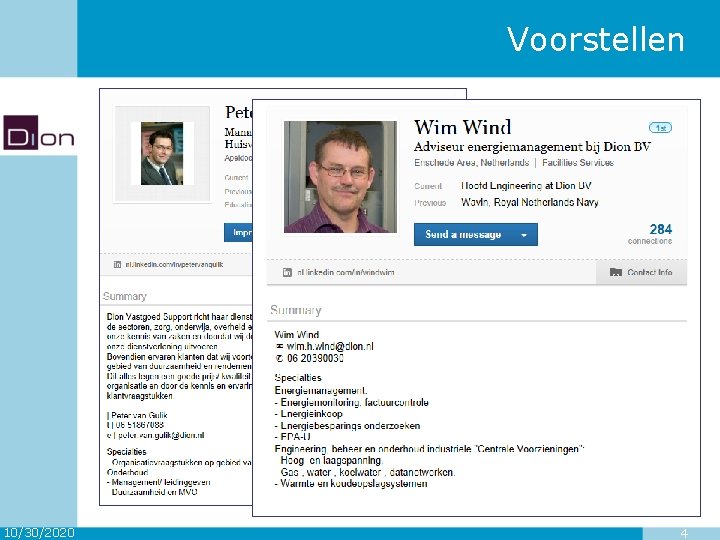 Voorstellen 10/30/2020 4 