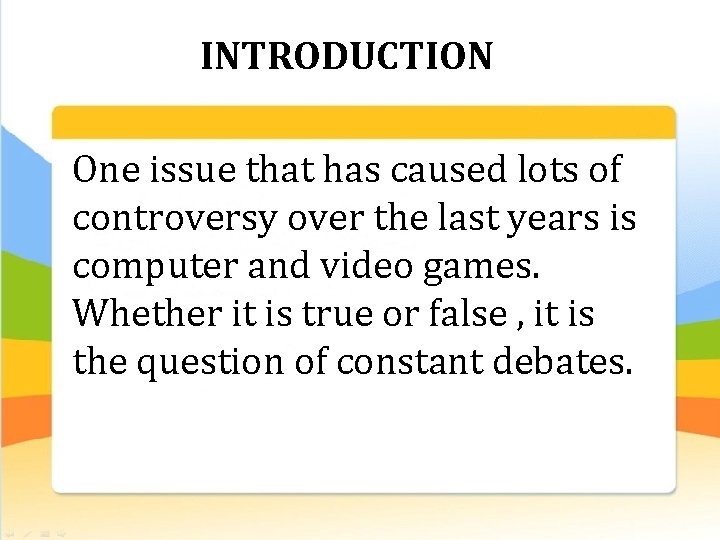 INTRODUCTION One issue that has caused lots of controversy over the last years is