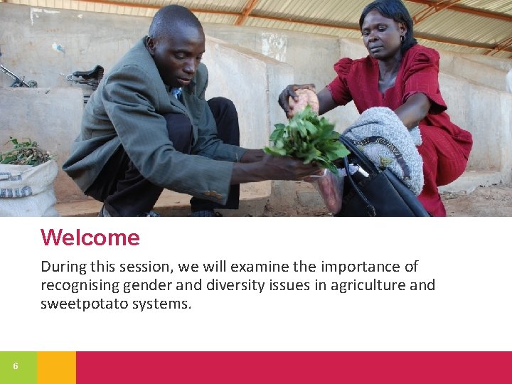 Welcome During this session, we will examine the importance of recognising gender and diversity