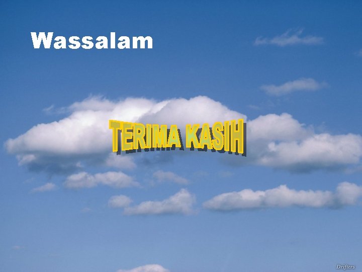 Wassalam 