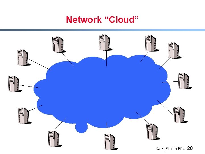 Network “Cloud” Katz, Stoica F 04 28 