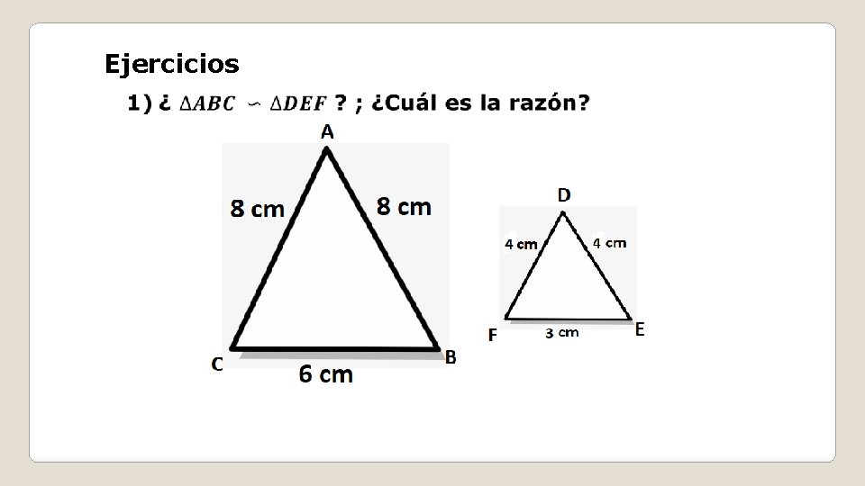 Ejercicios 