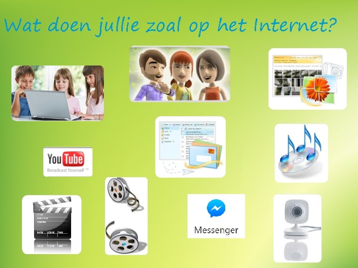 Wat doen jullie zoal op het Internet? 